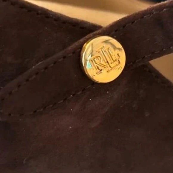 Ralph Lauren Purple Label Dark Brown Heels - Picture 4 of 5
